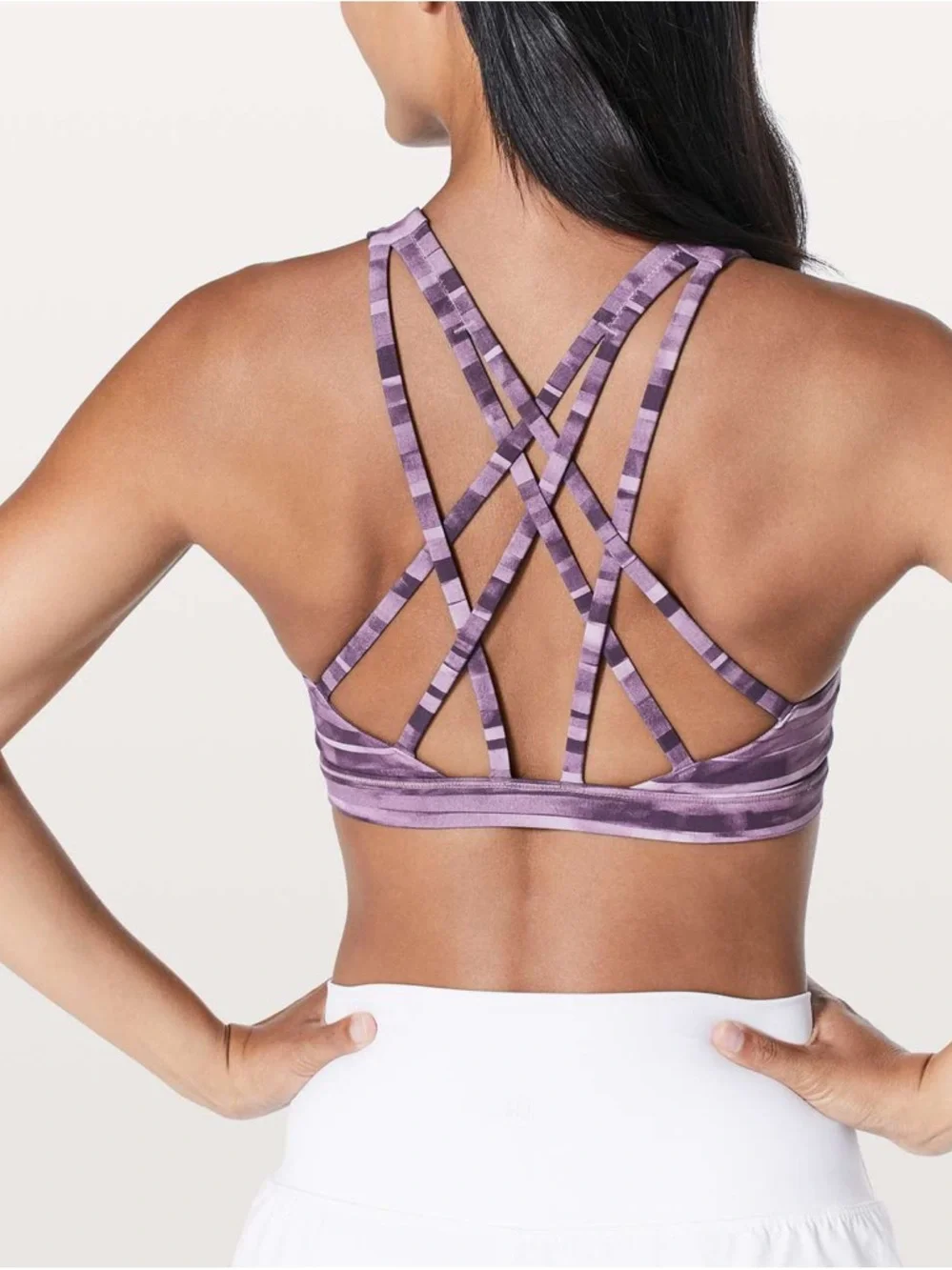 Lululemon Free To Be Serene Bra Shadowed Smoked Mullberry Purple Size 10